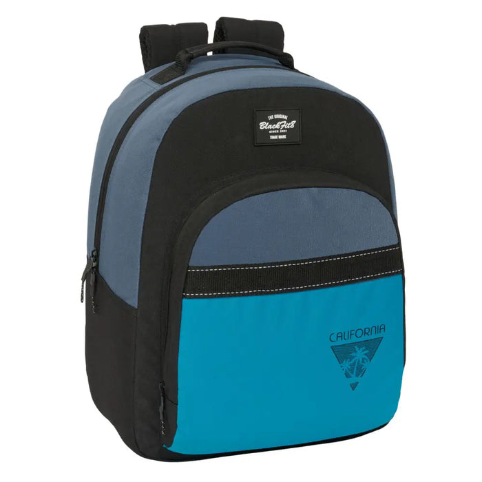 Училищна чанта BlackFit8 California Син Черен 32 x 42 x 15