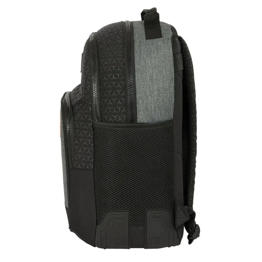Училищна чанта BlackFit8 Old school Черен Сив 32 x 42 x 15