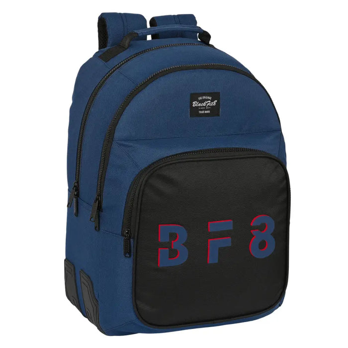 Училищна чанта BlackFit8 Urban Черен Морско син 32 x 42 x