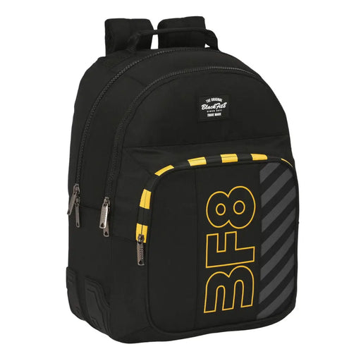 Училищна чанта BlackFit8 Zone Черен 32 x 42 x 15 cm