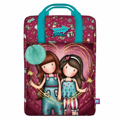 Училищна чанта Gorjuss Fireworks Кестен 25 x 36 x 10 cm