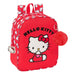 Училищна чанта Hello Kitty Iconic Бял Червен 22 x 27 x 10 cm