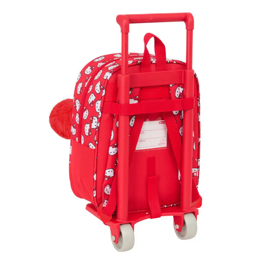 Училищна чанта Hello Kitty Iconic Бял Червен 22 x 27 x 10 cm