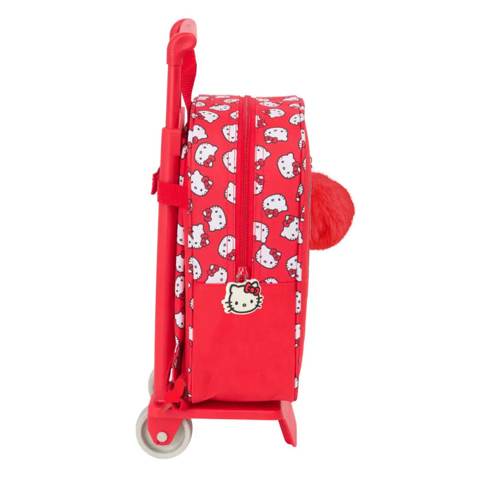 Училищна чанта Hello Kitty Iconic Бял Червен 22 x 27 x 10 cm