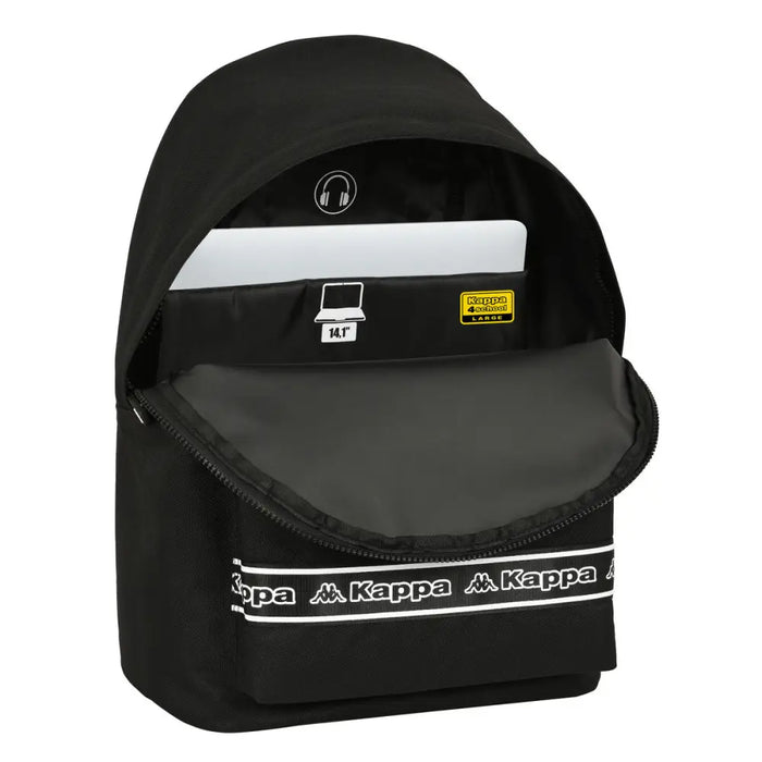 Училищна чанта Kappa 31 x 41 x 16 cm Черен