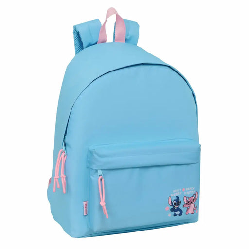 Училищна чанта Lilo & Stitch Happy Селесте 33 x 42 x 15 cm
