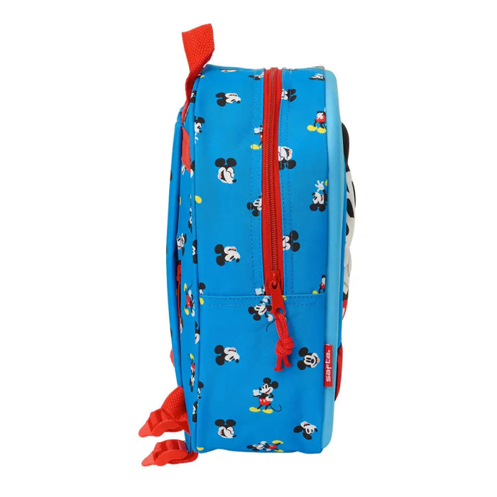 Училищна чанта Mickey Mouse Clubhouse Син 22 x 27 x 10 cm 3D