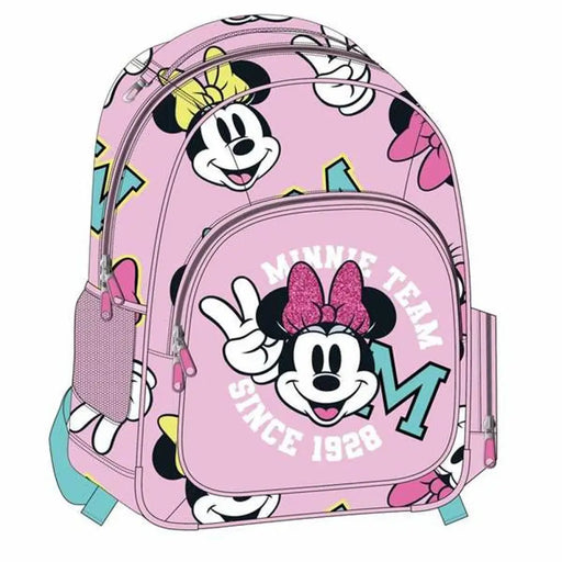 Училищна чанта Minnie Mouse Фуксия 32 x 15 x 42 cm