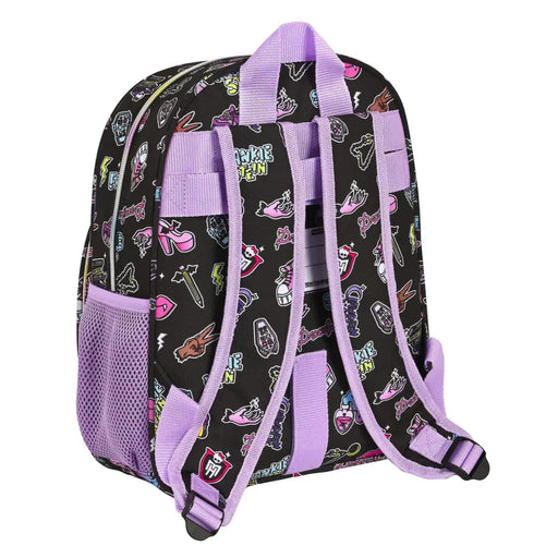 Училищна чанта Monster High Creep Черен 28 x 34 x 10 cm