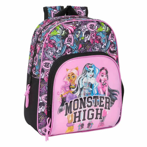 Училищна чанта Monster High Drama Многоцветен 28 x 34 x 10
