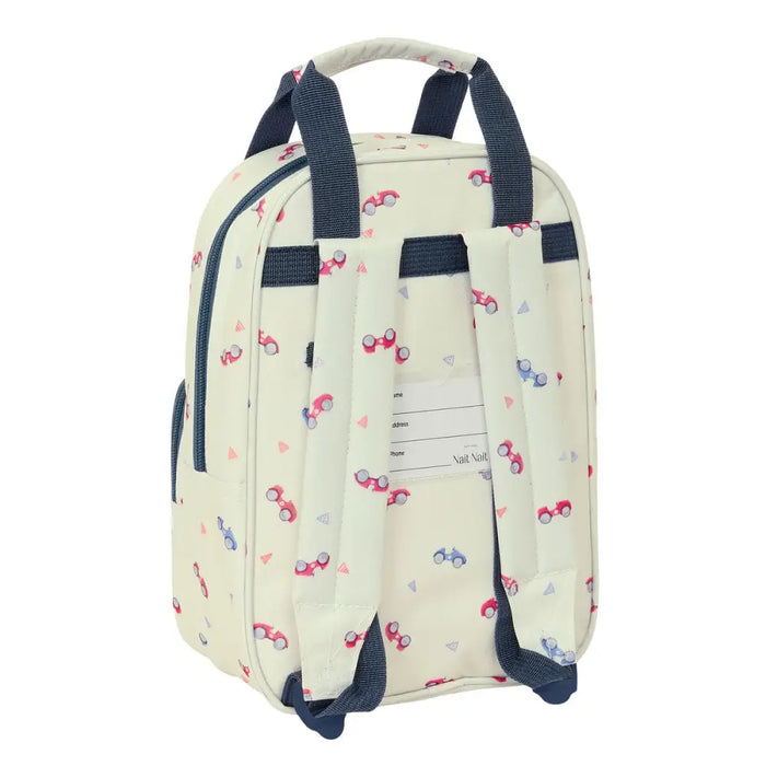 Училищна чанта Nait Nait Coches Бежов 20 x 28 x 8 cm