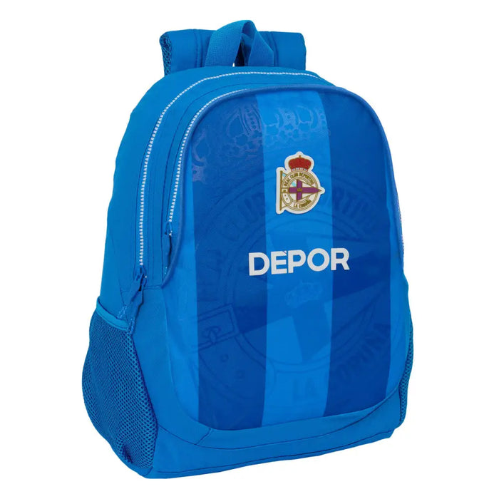 Училищна чанта R. C. Deportivo de La Coruña Син 32 x 44 x