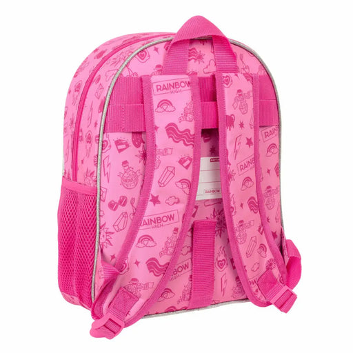 Училищна чанта Rainbow High Shine Многоцветен 28 x 34 x 10