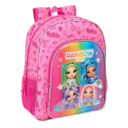 Училищна чанта Rainbow High Shine Многоцветен 32 x 38 x 12