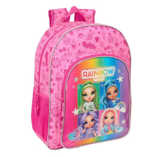 Училищна чанта Rainbow High Shine Многоцветен 33 x 42 x 14