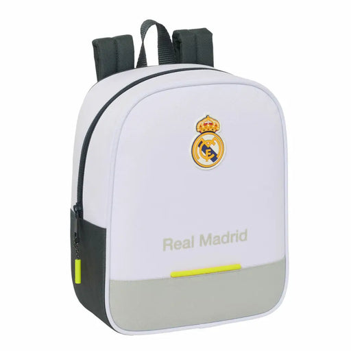 Училищна чанта Real Madrid C.F. Бял 22 x 10 x 27 cm