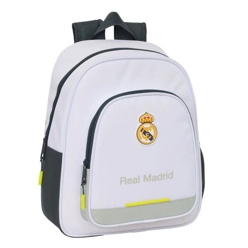 Училищна чанта Real Madrid C.F. Бял 28 x 34 x 10 cm