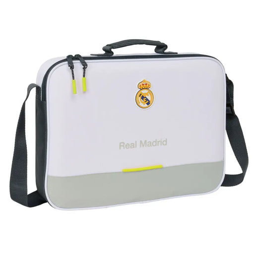 Училищна чанта Real Madrid C.F. Бял 38 x 28 x 6 cm