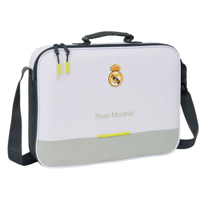 Училищна чанта Real Madrid C.F. Бял 38 x 28 x 6 cm