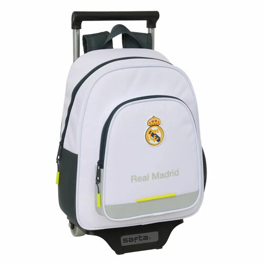 Училищна чанта Real Madrid C.F. Бял 28 x 34 x 10 cm
