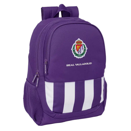 Училищна чанта Real Valladolid C.F. Бял Лилав 32 x 44 x 16