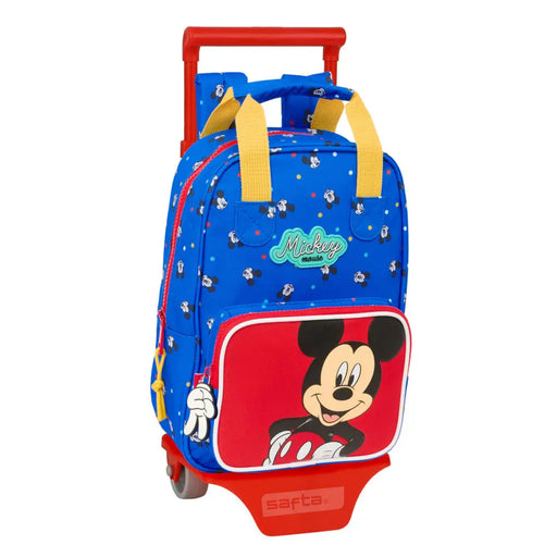 Училищна чанта с колелца Mickey Mouse Clubhouse Good day