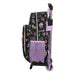 Училищна чанта с колелца Monster High Creep Черен 28 x 34 x