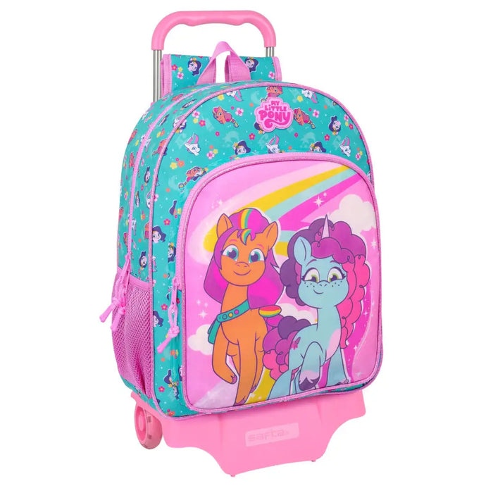 Училищна чанта с колелца My Little Pony Magic Розов цвят