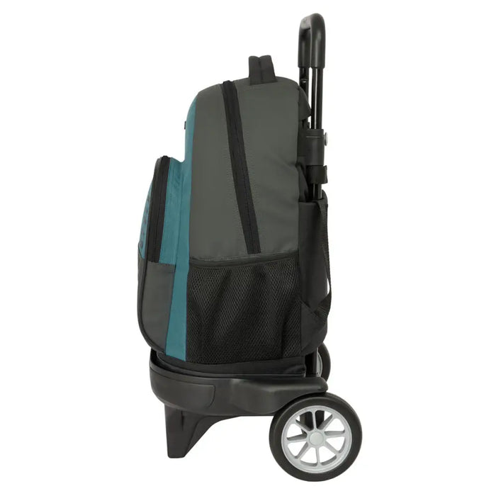 Училищна чанта с колелца Safta Urban style Син Сив 33 x 45