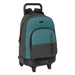 Училищна чанта с колелца Safta Urban style Син Сив 33 x 45