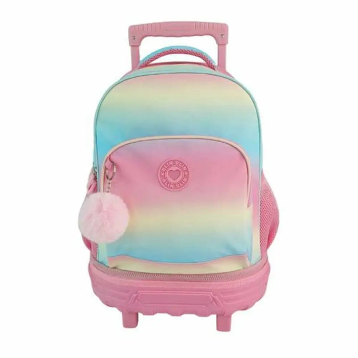 Училищна чанта с колелца Toybags Blin Blin Gradient Pink