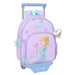 Училищна чанта с колелца Frozen Spirit Люляк 28 x 34 x 10 cm