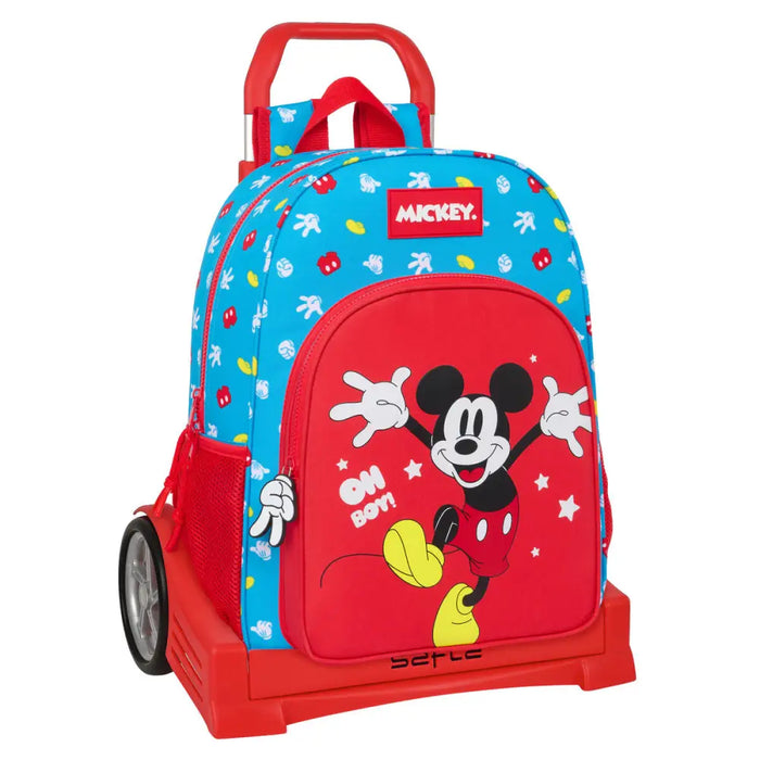 Училищна чанта с колелца Mickey Mouse Clubhouse Fantastic
