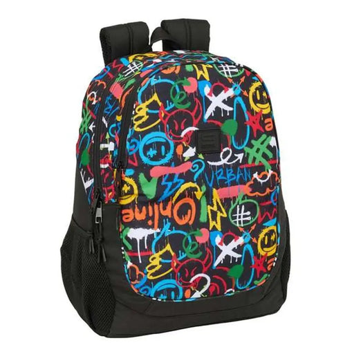 Училищна чанта Safta Colors 32 x 44 x 16 cm Графити