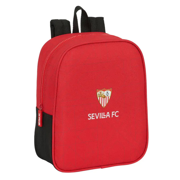 Училищна чанта Sevilla Fútbol Club Черен Червен 22 x 27 x