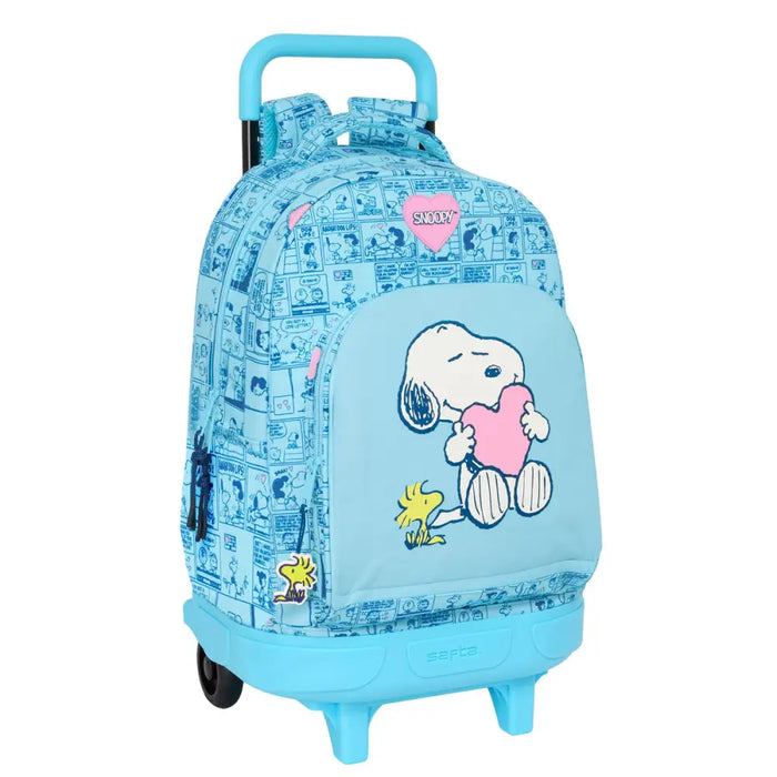 Училищна чанта Snoopy Love Син 33 x 45 x 22 cm