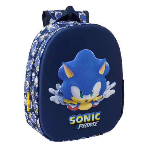 Училищна чанта Sonic City Син 27 x 33 x 10 cm