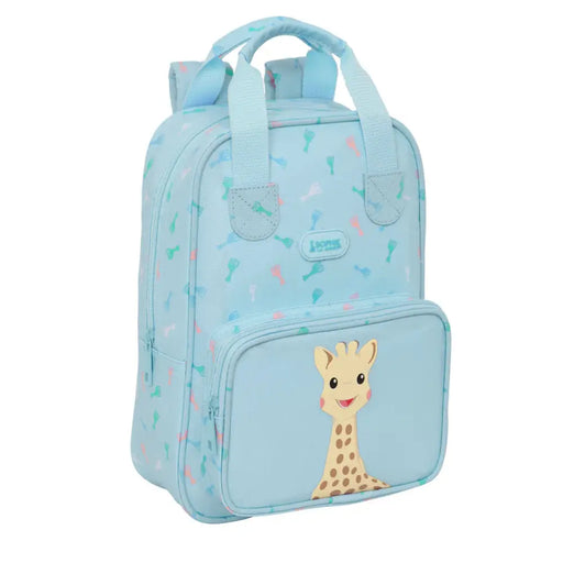 Училищна чанта Sophie la Girafe Светло син 20 x 28 x 8 cm