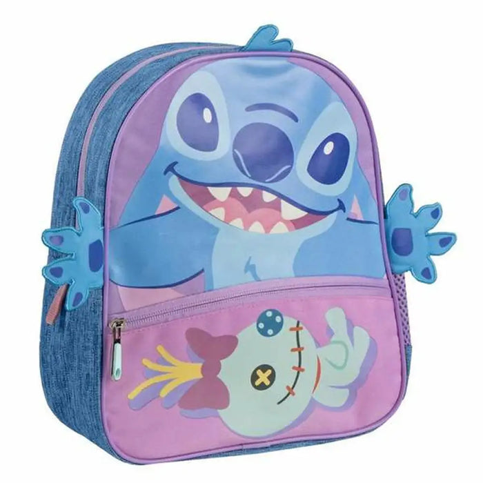 Училищна чанта Stitch Син