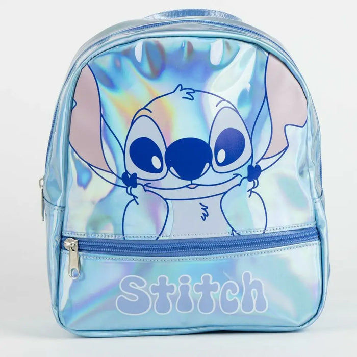 Училищна чанта Stitch Син