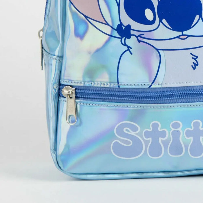 Училищна чанта Stitch Син