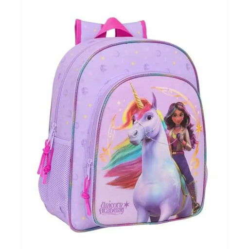Училищна чанта Unicorn Academy Люляк 32 x 38 x 12 cm