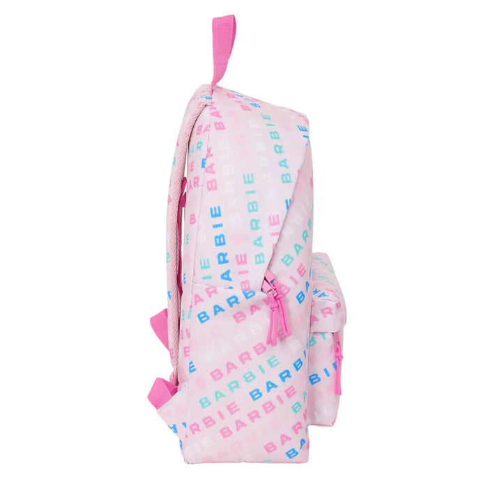 Училищна чанта Barbie Logomania Светло розово 33 x 42 x 15