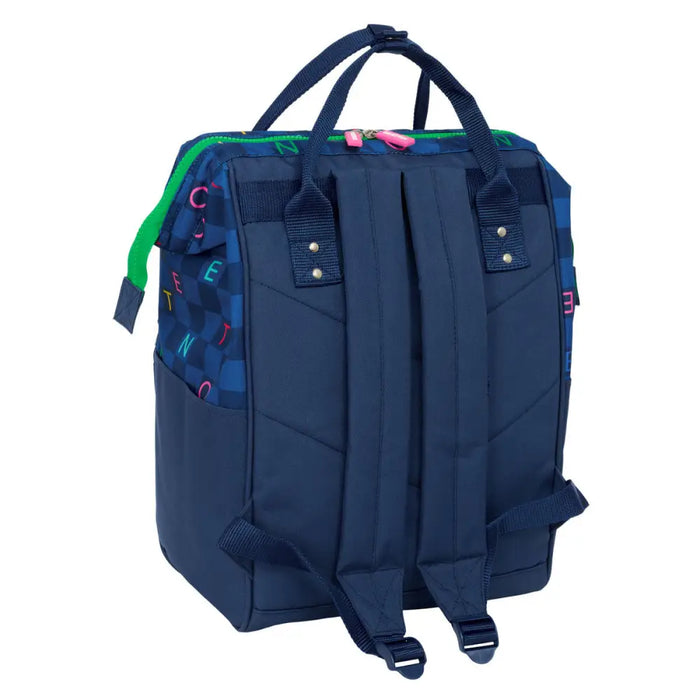 Училищна чанта Benetton benetton Морско син 27 x 40 x 19 cm