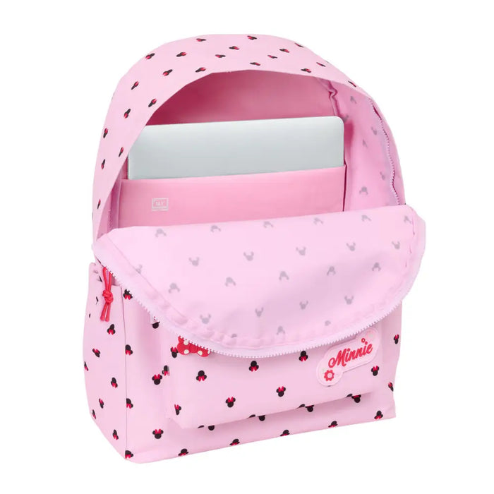 Училищна чанта Minnie Mouse Naive Розов 31 x 43 x 13 cm