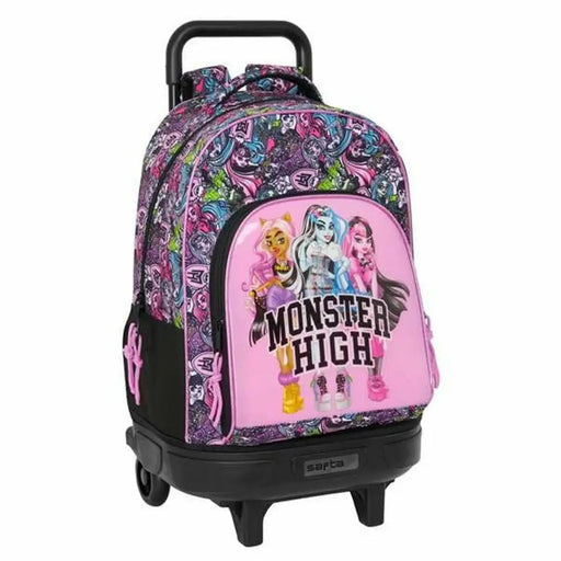 Училищна чанта Monster High Drama Многоцветен 33 x 45 x 22