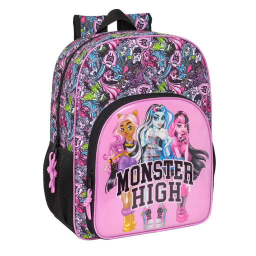 Училищна чанта Monster High Drama Многоцветен 33 x 42 x 14