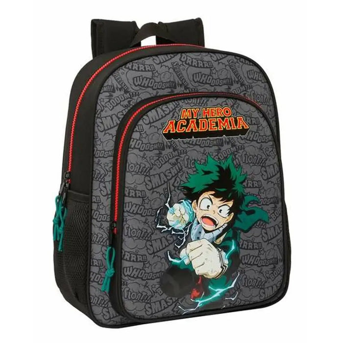 Училищна чанта My Hero Academia Черен 32 X 38 X 12 cm