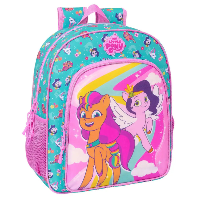 Училищна чанта My Little Pony Magic Розов цвят тюркоаз 32 x