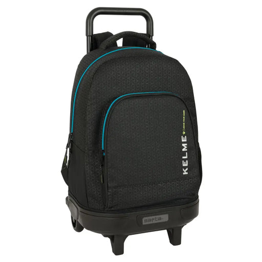 Училищна чанта с колелца Kelme Iron Черен 33 x 45 x 22 cm